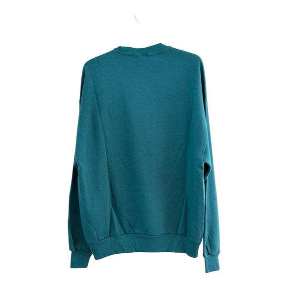 Vintage 80s Autumn Applique Sweatshirt Womens XL Scarecrow Pumpkin Granny Core - Picture 2 of 9